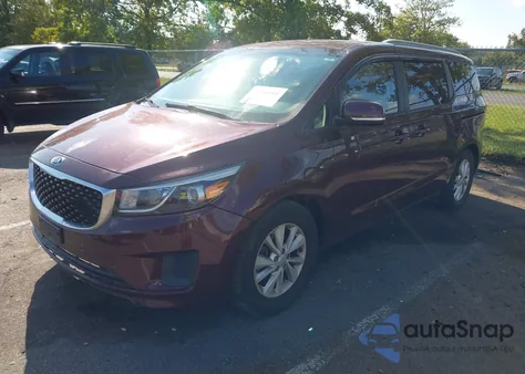 2016 Kia Sedona Lx from USA, damaged, VIN KNDMB5C19G6110808